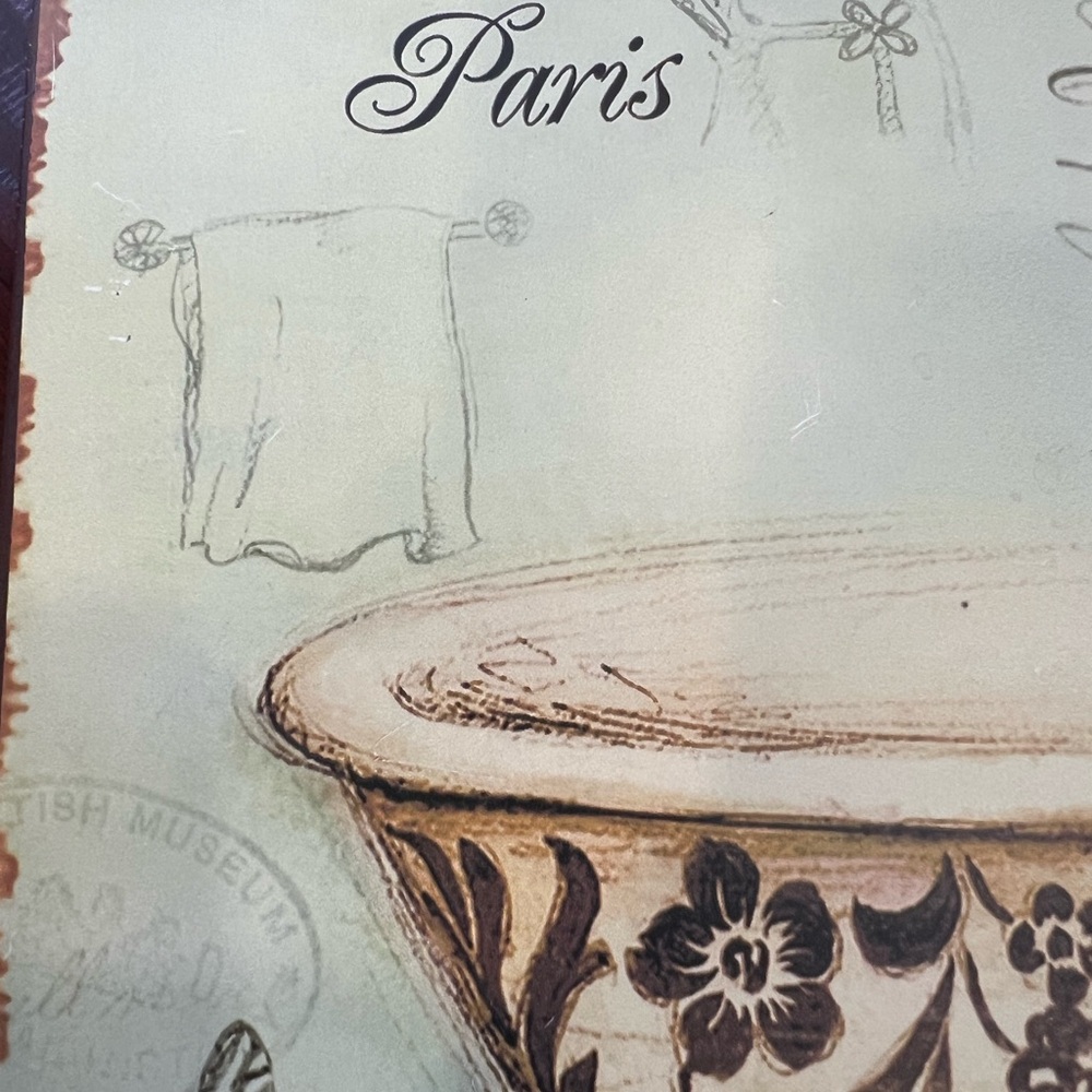 Vintage Paris Bathtub Art Print - Picture 5 of 9
